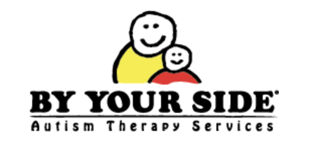 By your Side Autism Therapy Services logo with two figures hugging