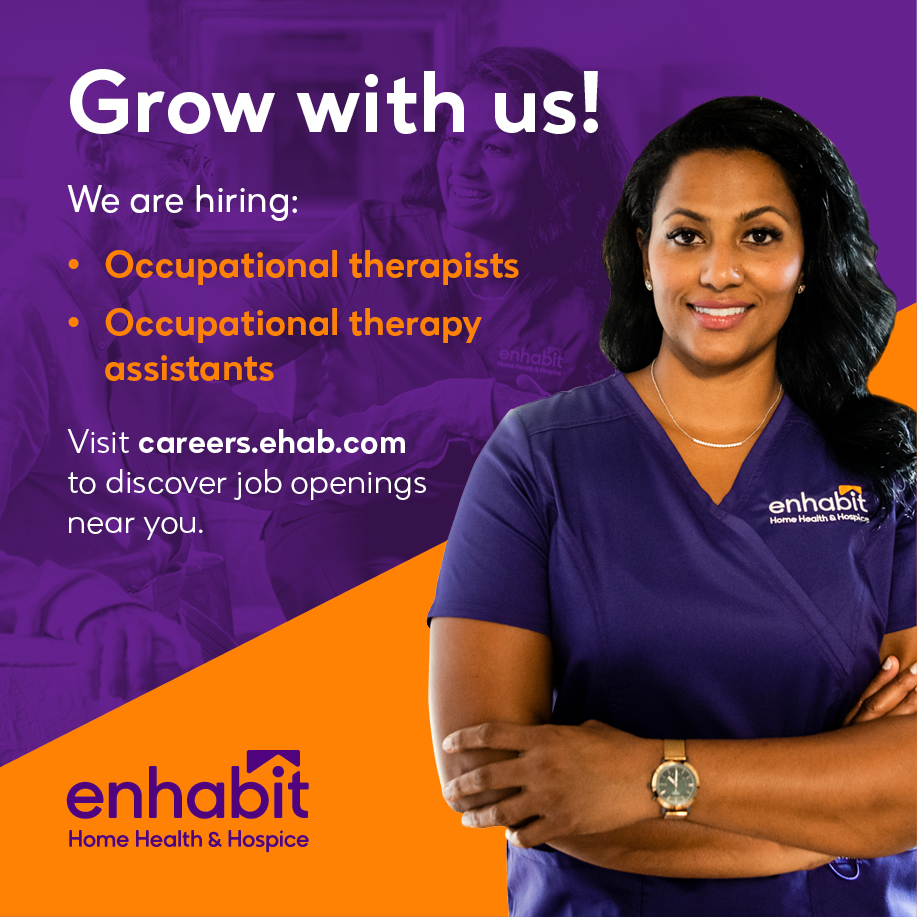 purple and orange we are hiring ad