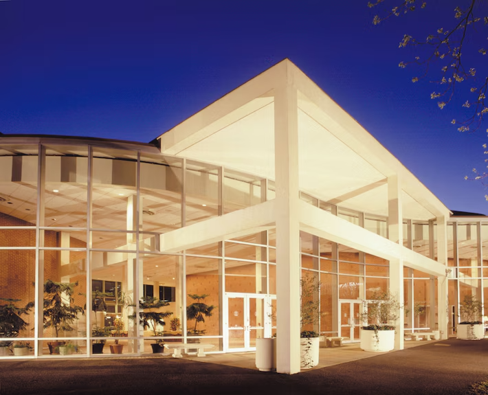 UGA Continuing Ed Building at night